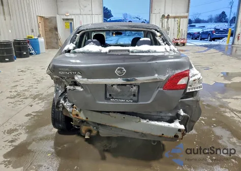 2015 Nissan Sentra S z USA, uszkodzony, nr VIN 3N1AB7APXFY347971